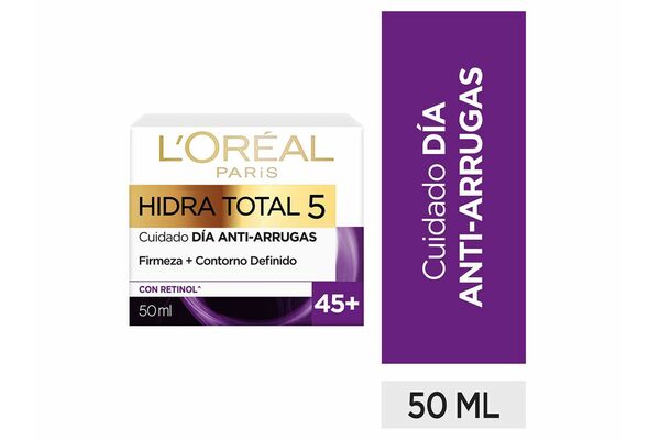 Crema Humectante L'ORÉAL Hidra-Total 5 +45 50 ml en El País