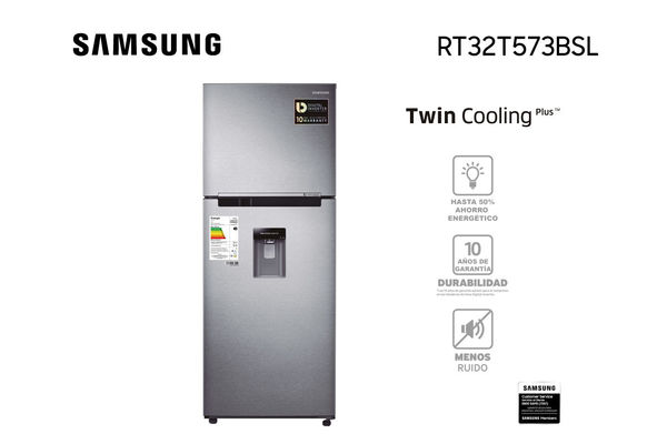 Refrigerador 318 L SAMSUNG Inox en El País