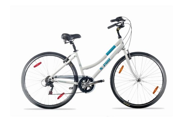 Bicicleta S-PRO Strada Lady 28" Aluminio Blanco Urbana con Asiento anatómico en El País