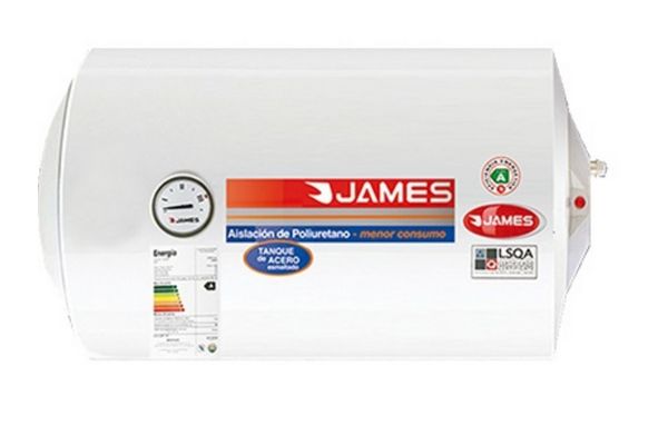 Calefón JAMES Acero Horizontal 80l en El País