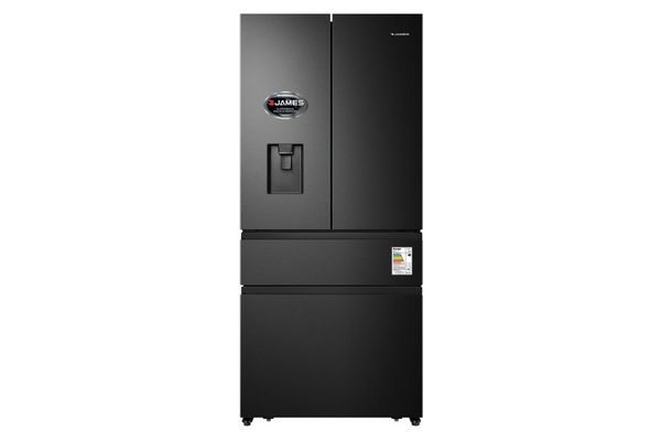 Refrigerador JAMES Side by Side Dark Inox 421L     en El País