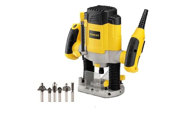 Fresadora STANLEY Router 1200 w con Guía 6 Fresas en El País