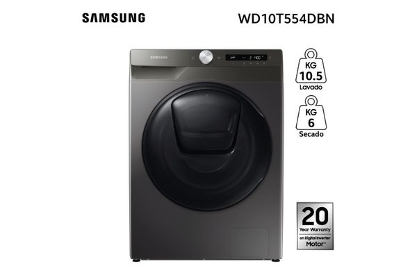 Lavasecarropa SAMSUNG Wi-Fi Digital Inverter EcoBubble 10.5 Kg en El País