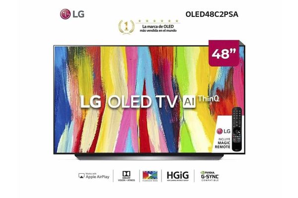 Smart TV LG OLED 4K 48" AI OLED48C2PSA en El País