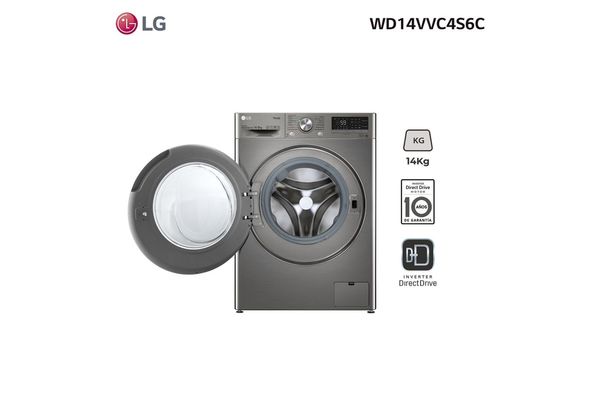 Lavasecarropas Frontal Inverter LG 14 kg en El País