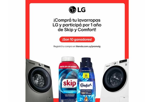 Lavasecarropas Frontal Inverter LG 14 kg en El País