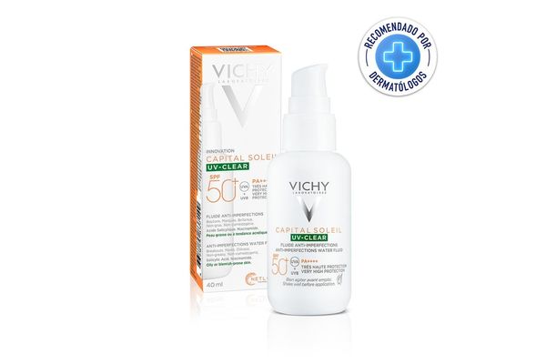 Protector Solar VICHY Capital Soleil UV Clear SPF50+ 40 ml en El País