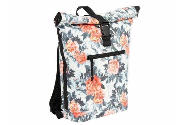 Mochila NEW REBELS Flora New York 17L 15.6" Blanco en El País
